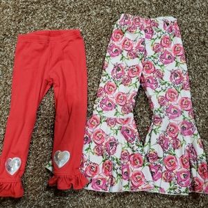 Ruffle and Flare bottomed pants.